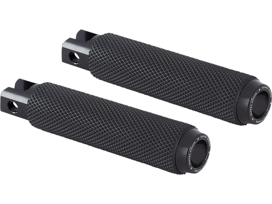 Arlen Ness x Rough Crafts Black Footpegs