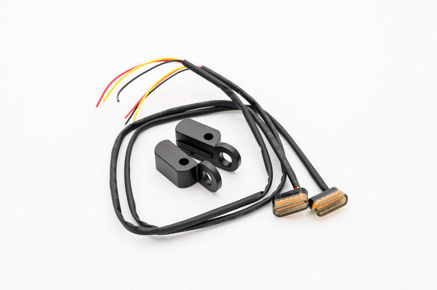 Clignotant avant mini MELK - Noir