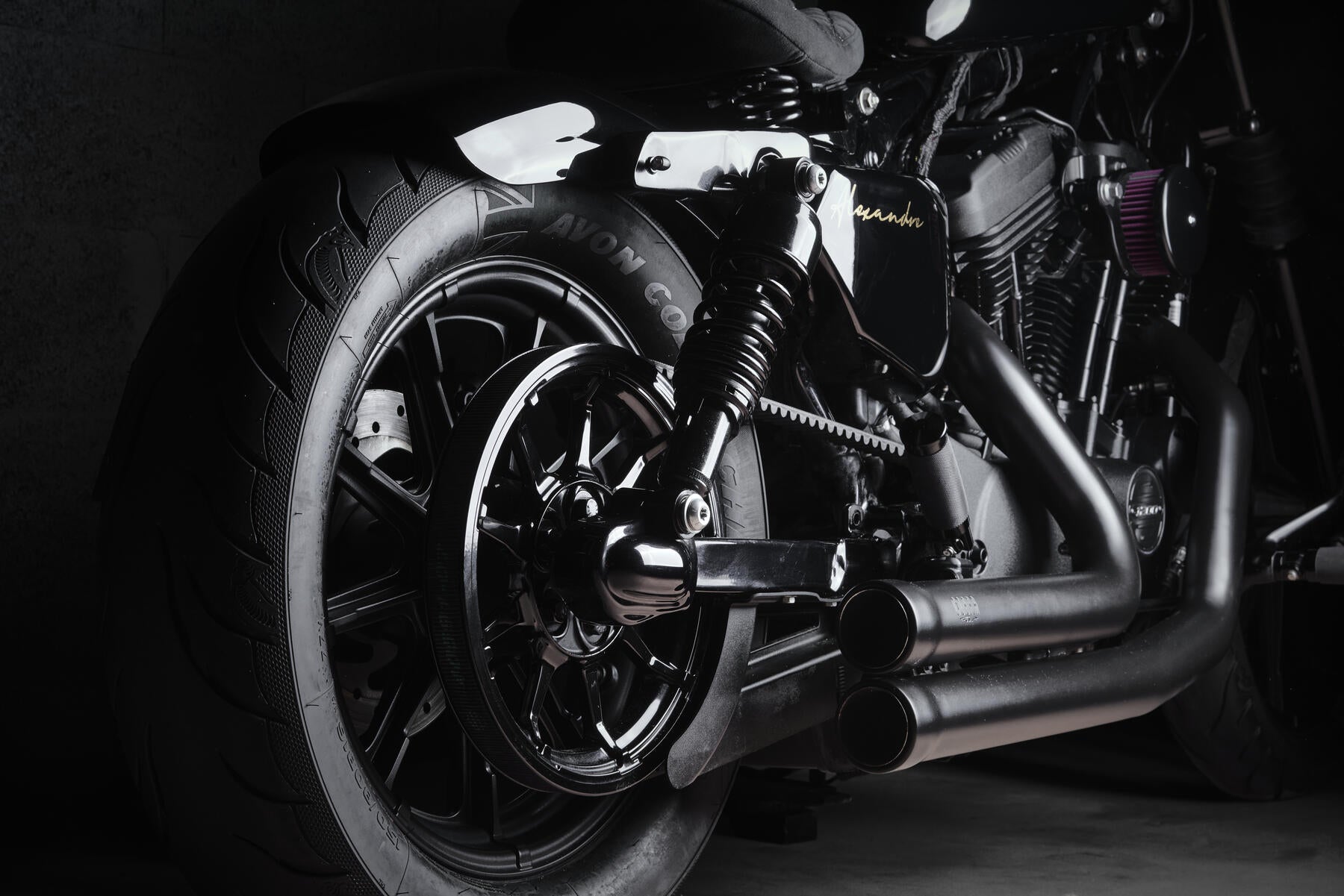 Echappement Cobra Speedster 909 - Noir - Sportster