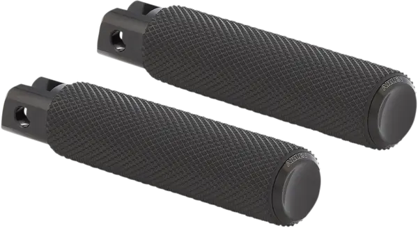 Cale pieds Arlen Ness Knurled - Noir