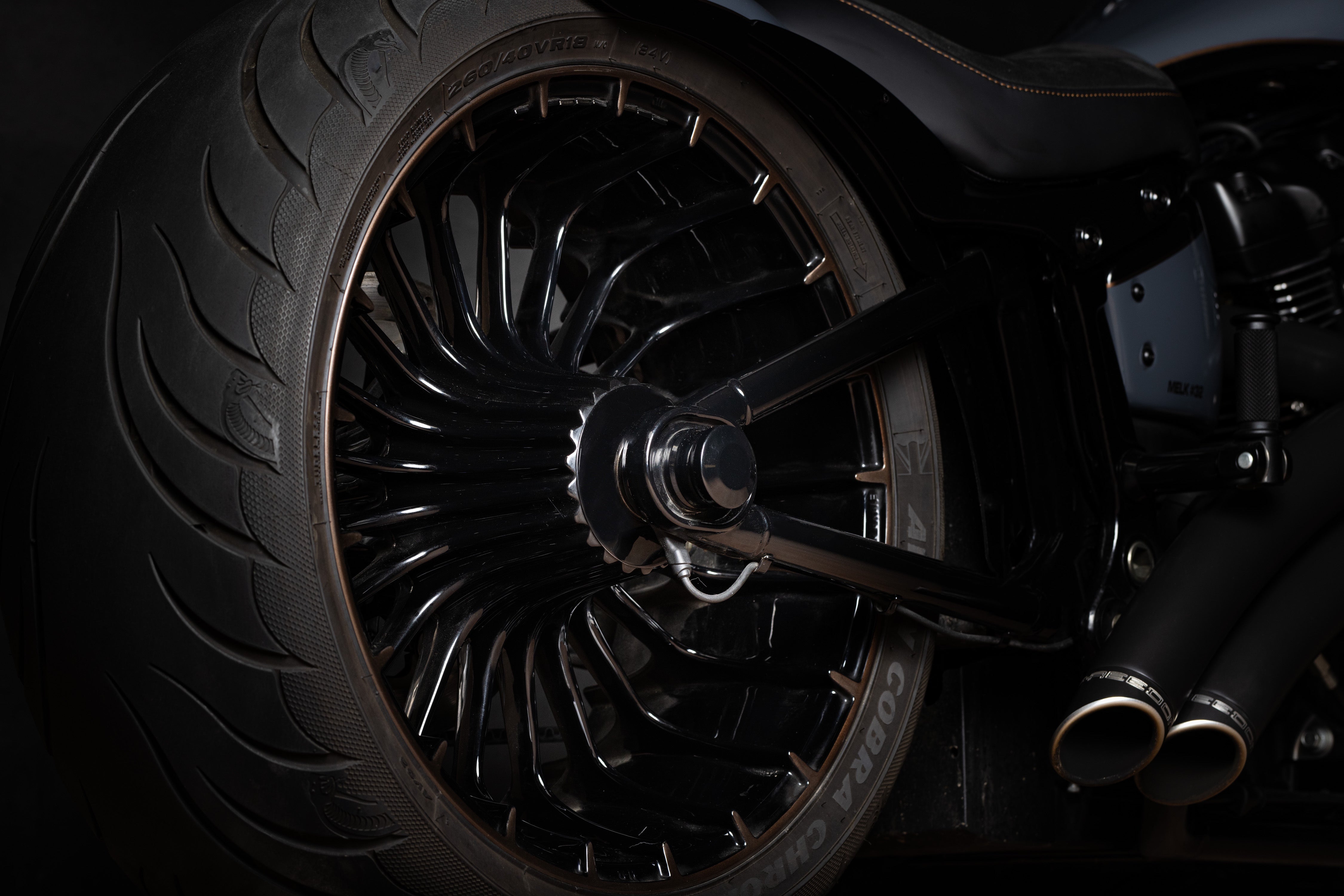 Cache axe de roue arrière - Noir - Sofatil