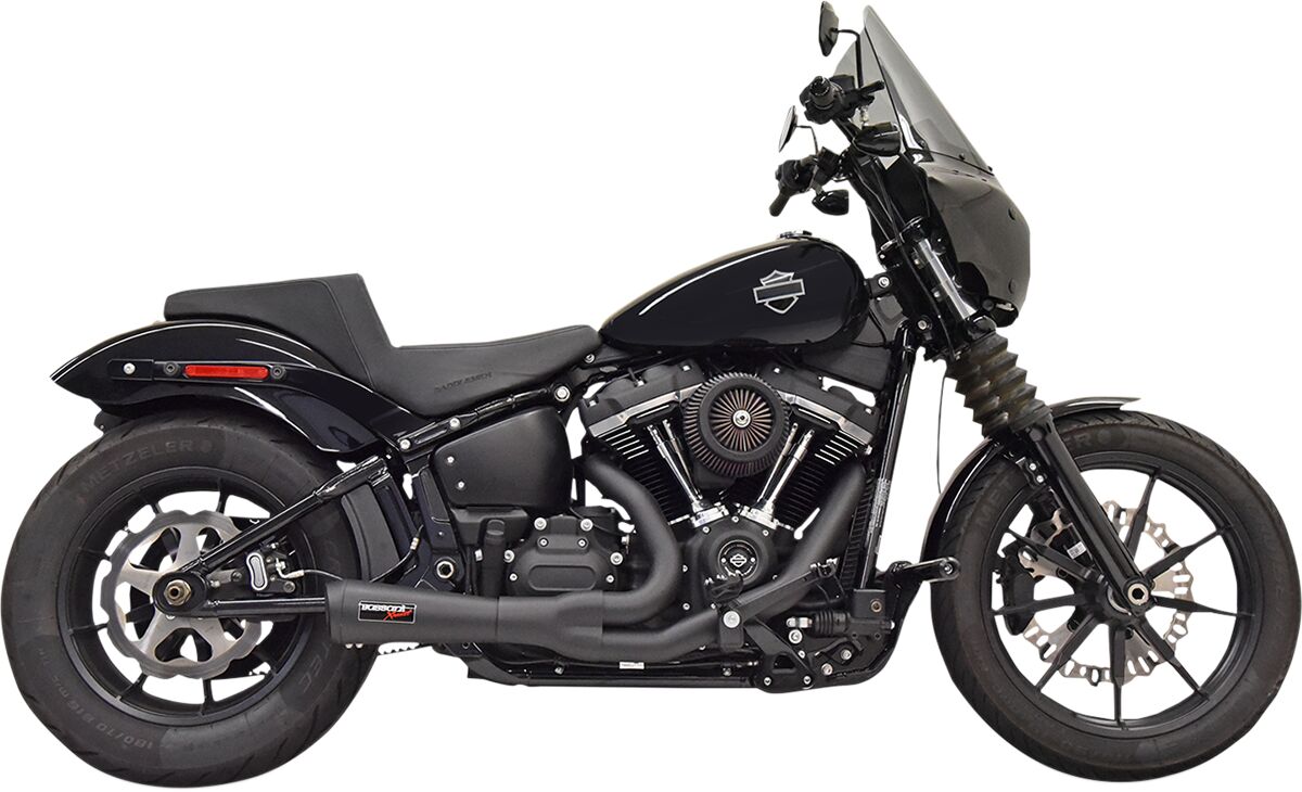 Echappement Bassani Short Road Rage - Noir - Softail M8